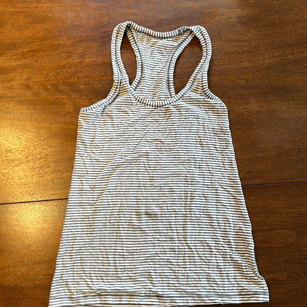 Lululemon Striped Cotton Tank